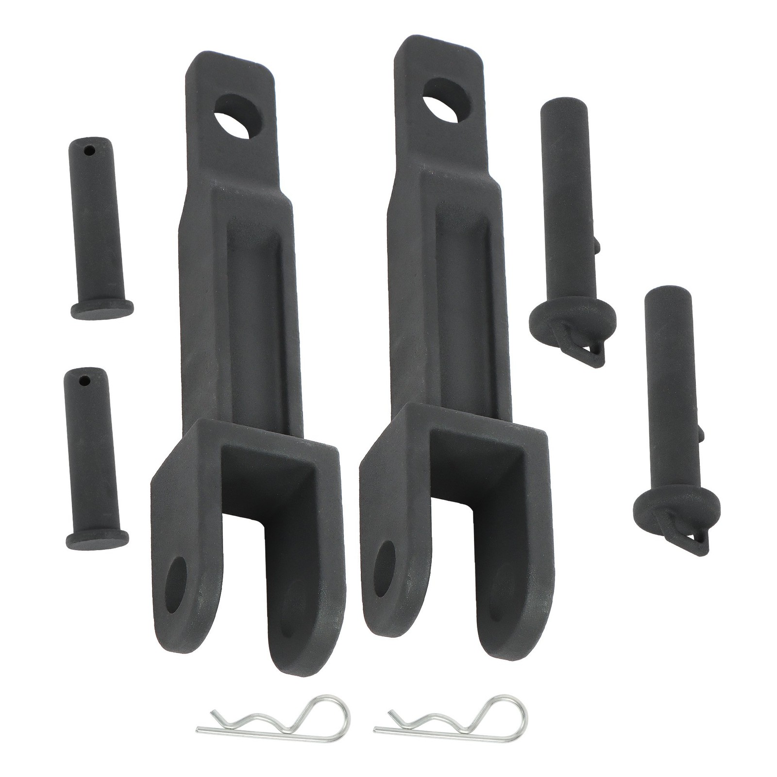 2× Towing Hooks with Pull Pin & Frame Pin for Peterbilt 384 387 Kenworth T170