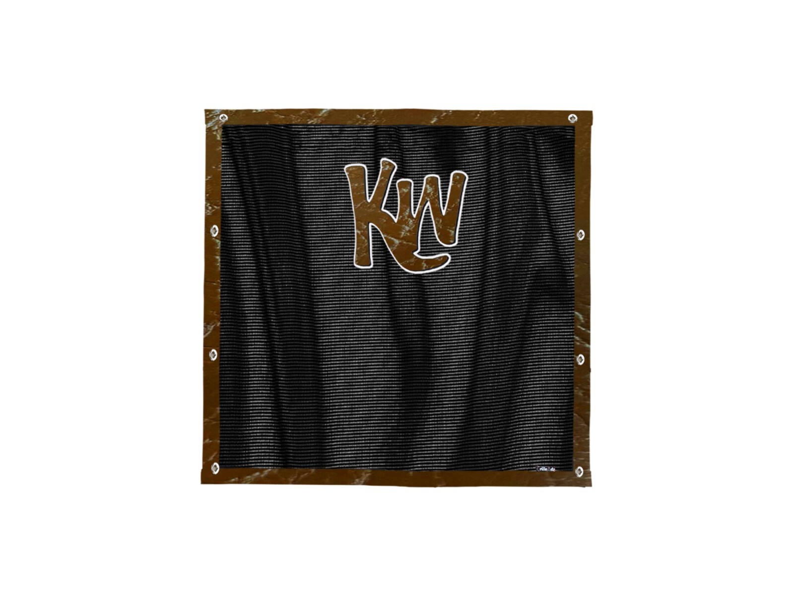 Premium Brown KW Mesh Bug Screen Fits Kenworth W900B by GrilleAdz