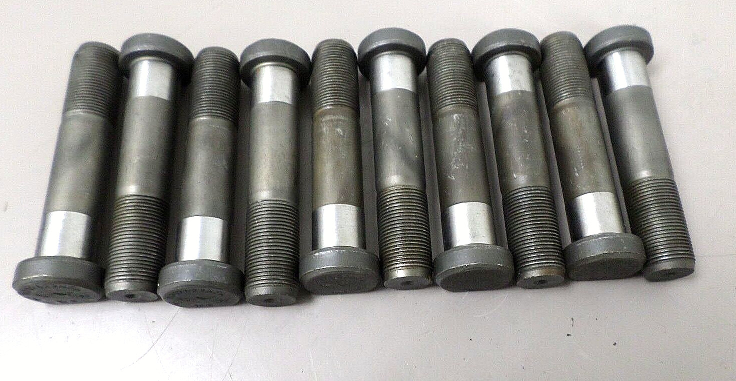 10 – New Flyer 6312423NFA Clipped Head Wheel Studs / Bolts M22X1.5X105
