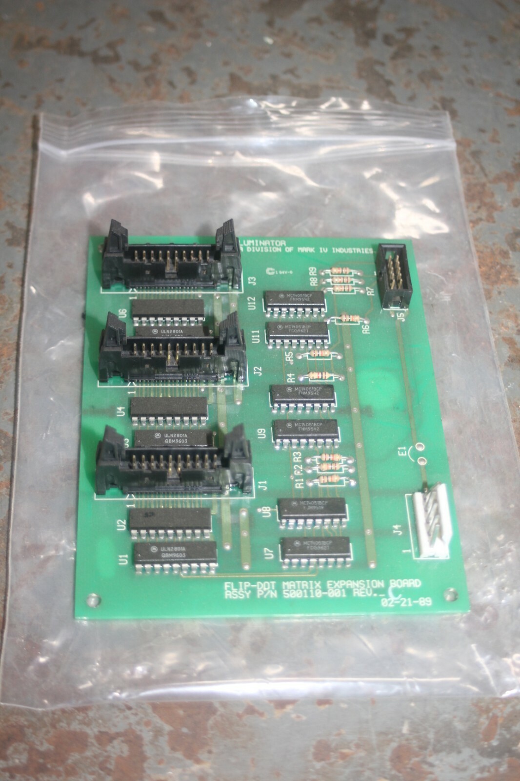 Luminator Flip-Dot Matrix Extension Board Assy. 500110-001