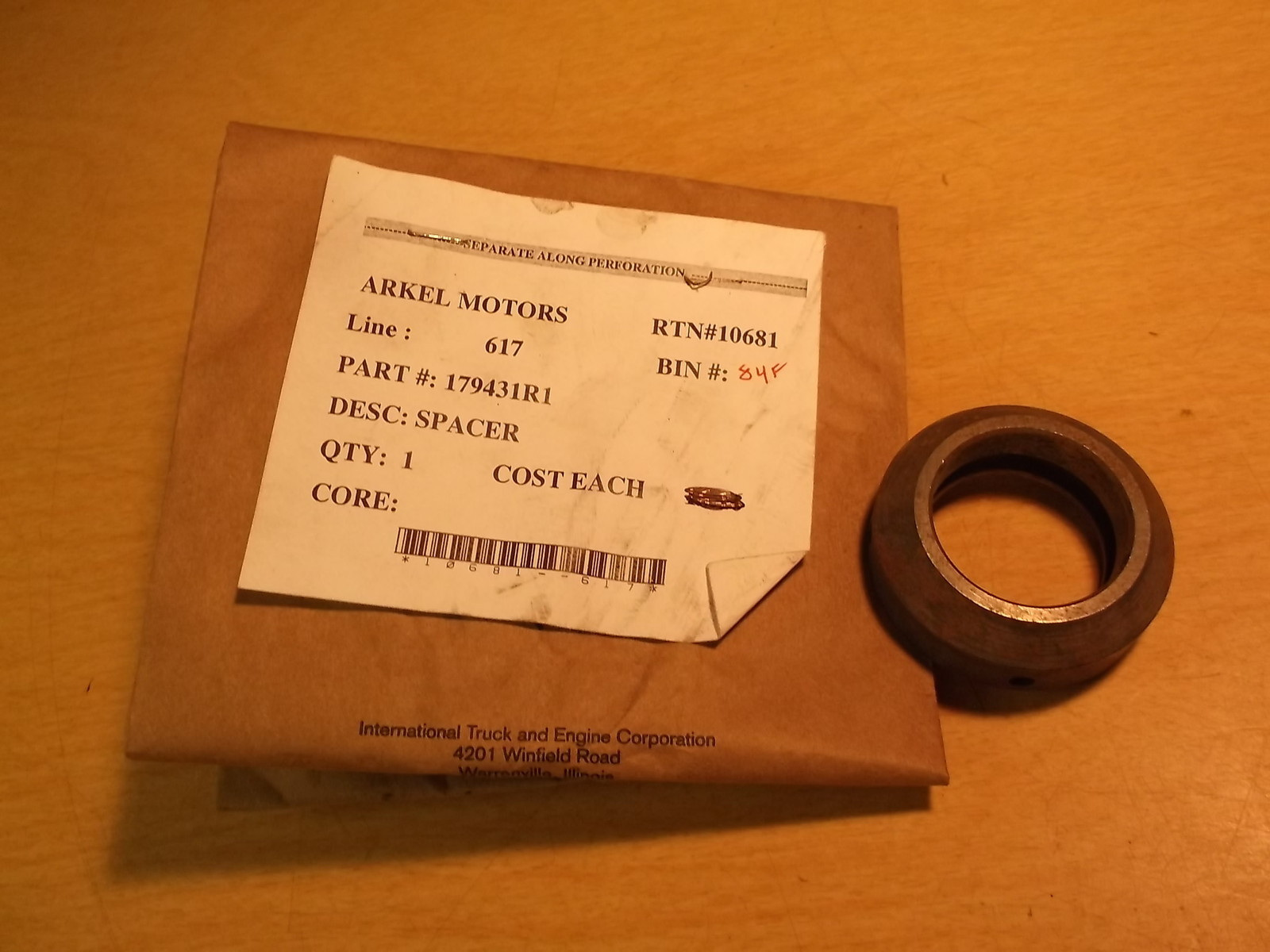NEW NOS IHC International Harvester Spacer 179431R1 *FREE SHIPPING*