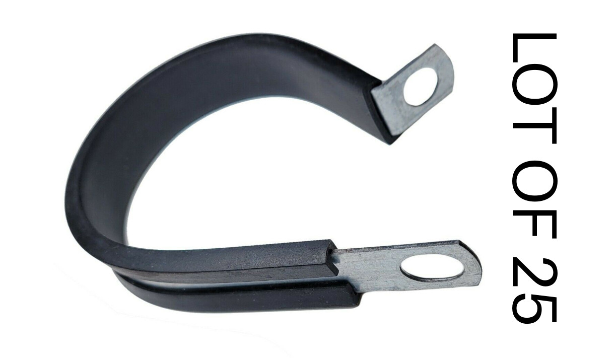 25 Pack Genuine Navistar 3673423C1 2-1/2″ Cushion P-Clamp Pipe Clamp