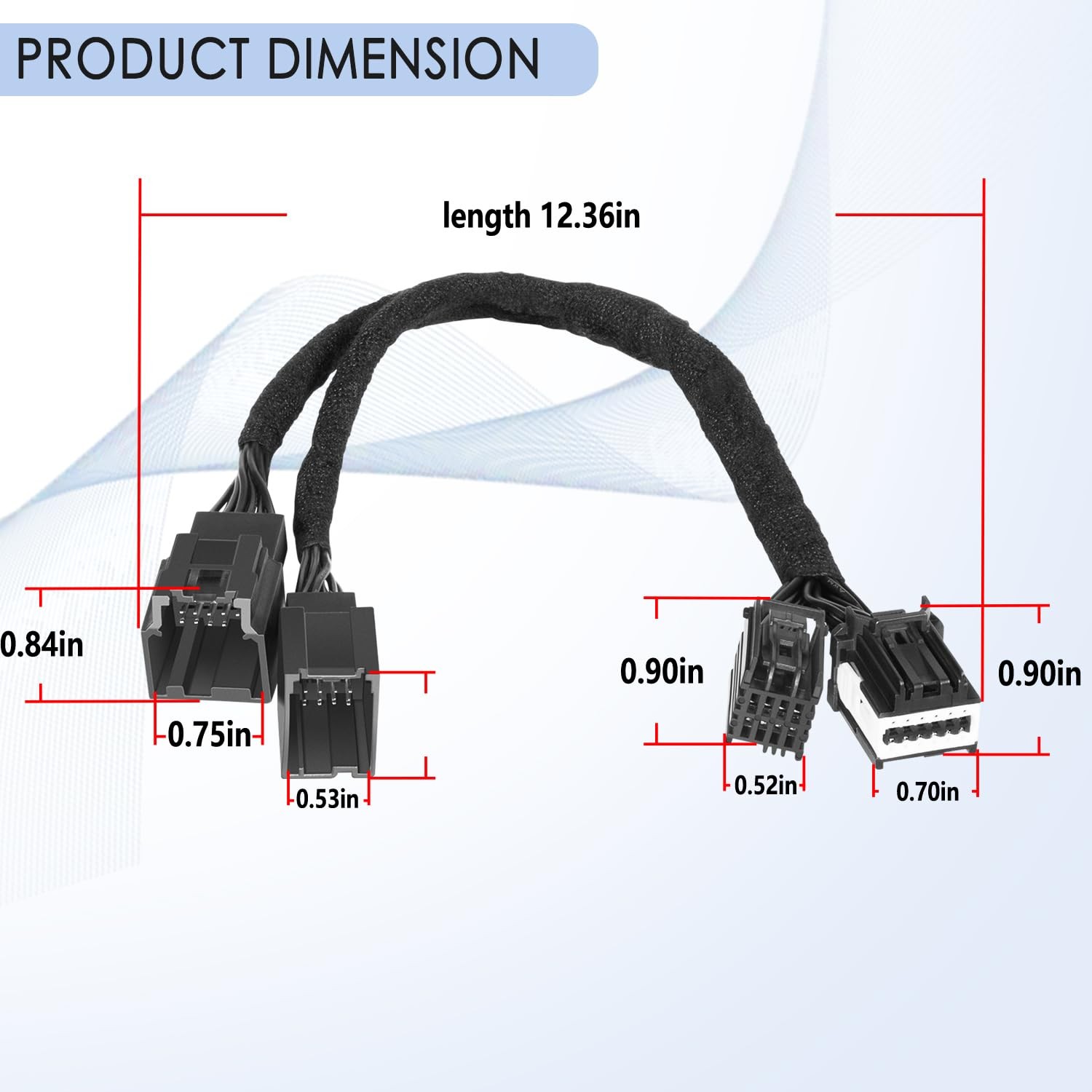 SGW Extension Cable For for Tazer JL Mini/Lite and Tazer DT for 2021-2022 Jeep