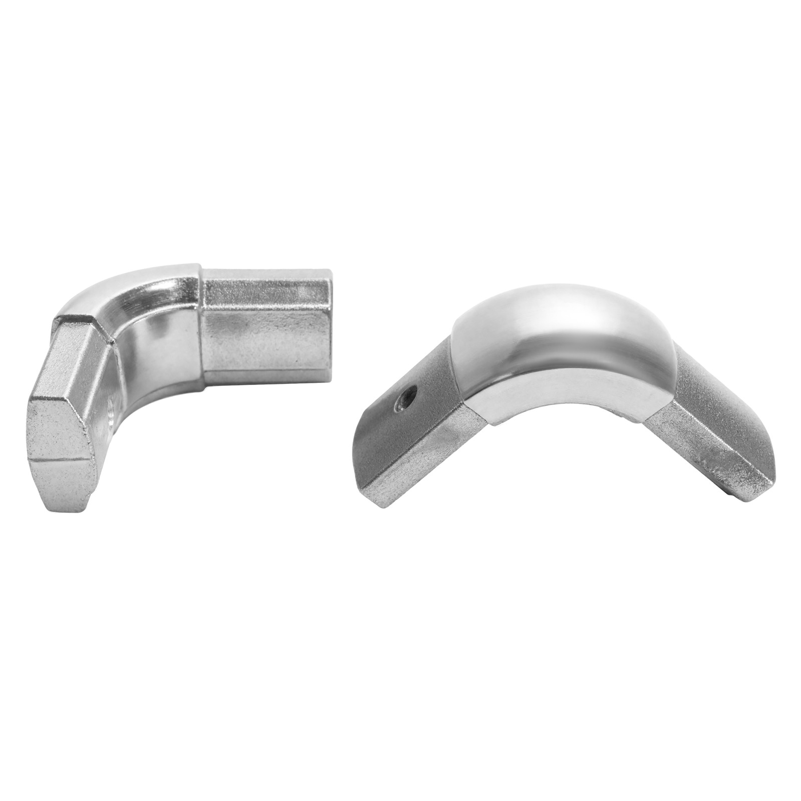 90 Degree Aluminium Dump Truck Tarp Arm Corner with Pre-Drilled Holes 2 Pack