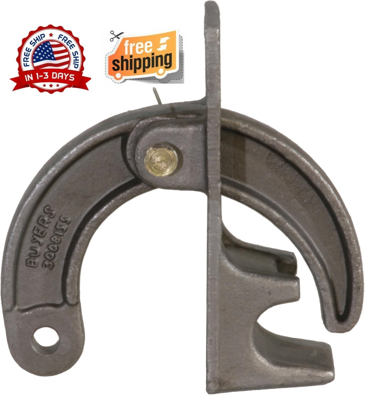 Tailgate Latch Assembly for Sealing Steel Bed Dump Truck Dump Trailer Weld-on