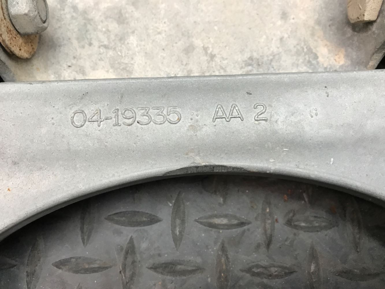 Freightliner Columbia 120 Exhaust Stack Bracket With Cab Mount.
