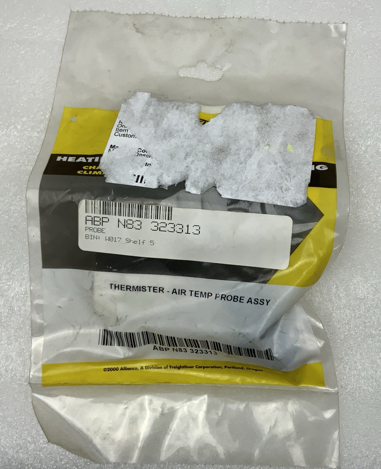ALLIANCE – Thermistor Air Temp Probe (P/N : ABP-N83-323313 / RD-58131-0P)