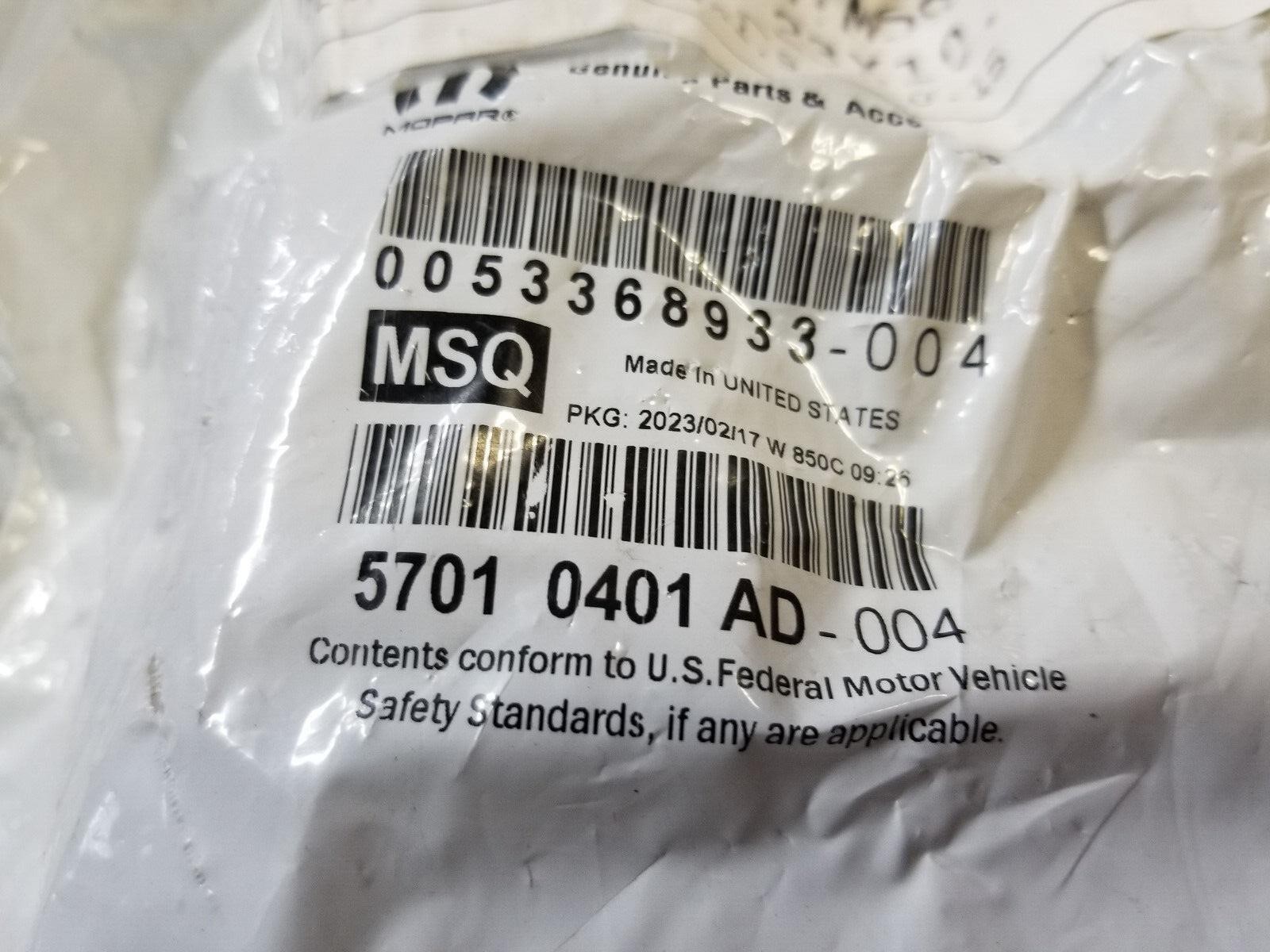 57010401AD LOT OF 3 PIECES BUMPER RETAINER SUPPORT