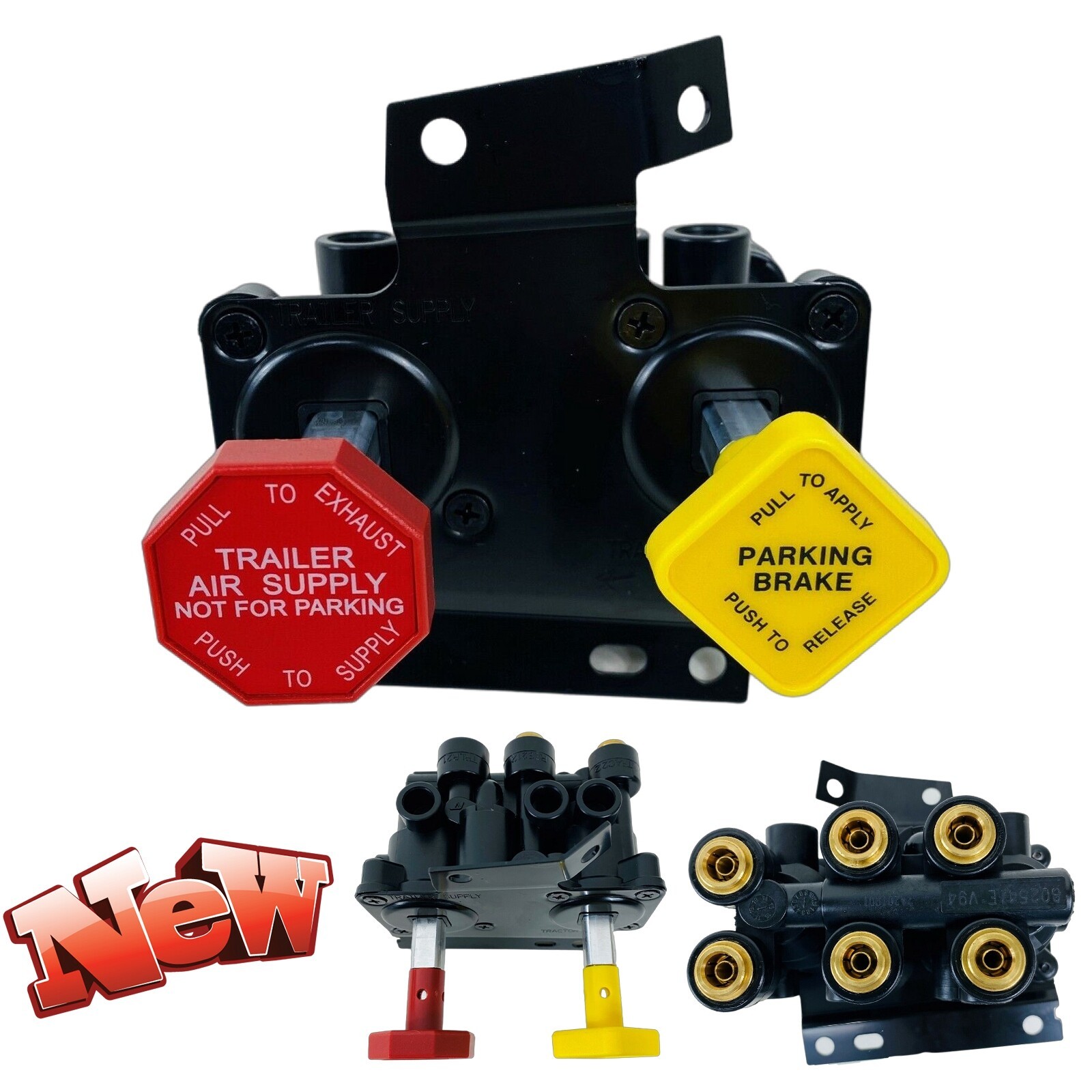 KN20619 MV3 Dash Air Brake Control Valve For Haldex Volvo 20560009 Keene Truck