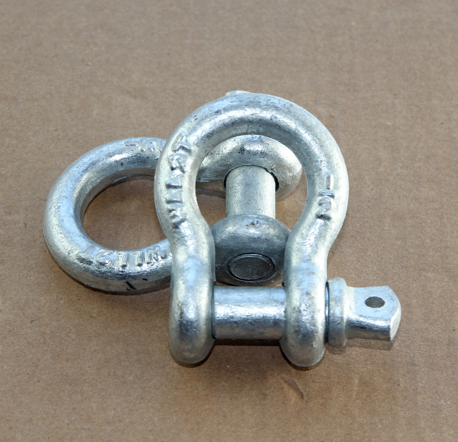 4x 1/2″ Screw Pin Shackle Anchor Ratchet Ring Webbing Chain Cable Tow Truck