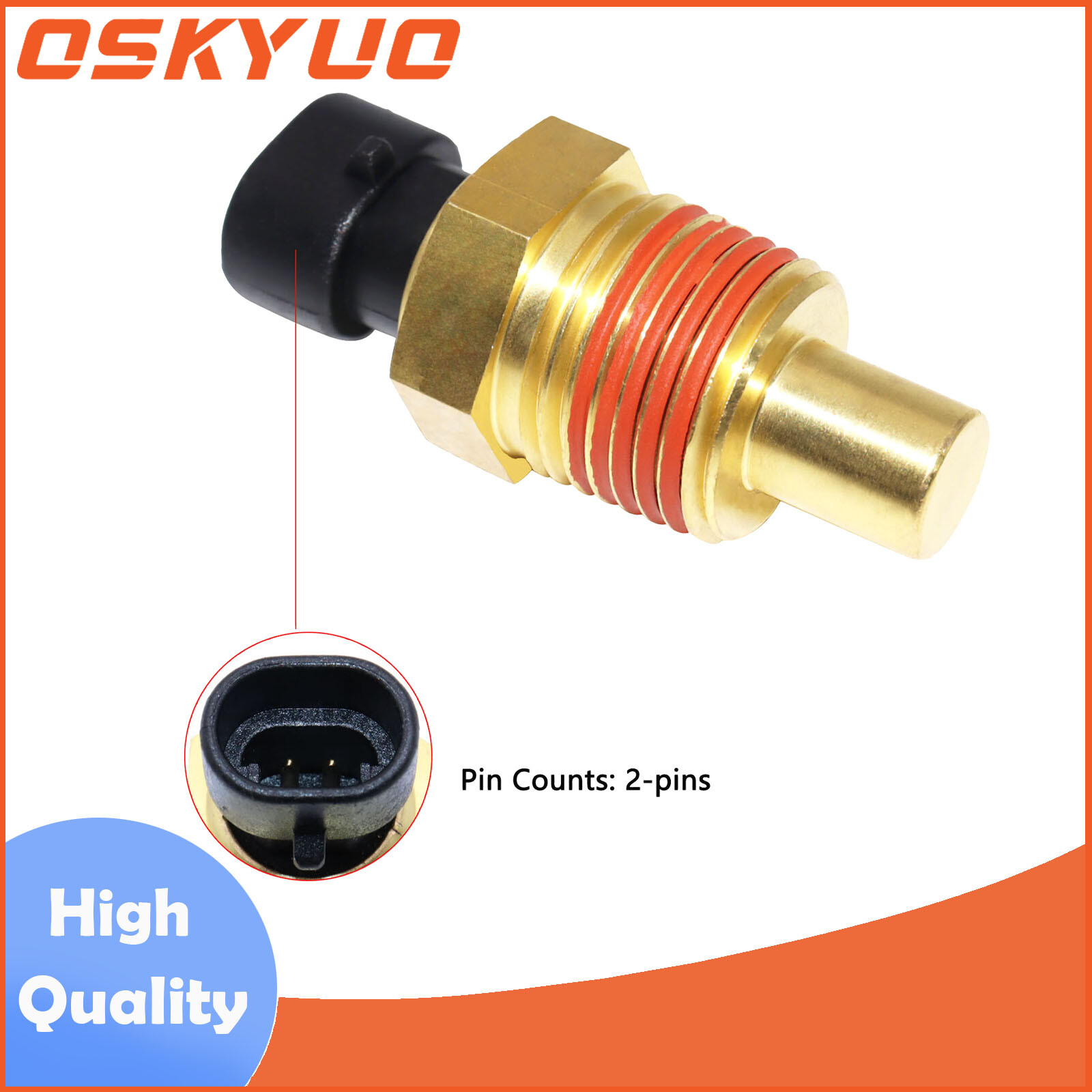 Peterbilt 379 Differential Oil Temperature Sensor Dorman 505-5401 Q21-1002