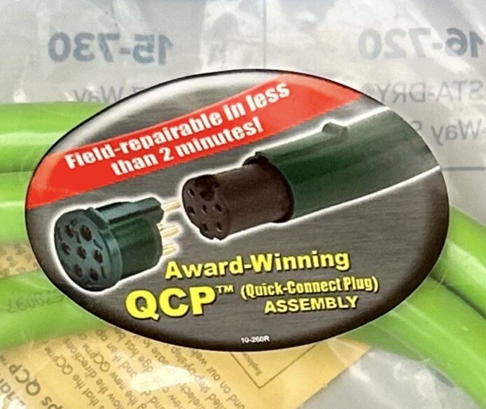PHILLIPS Industries ABS LECTRAFLEX 30-2074 15′ QCP Straight Cable Quick Conn New