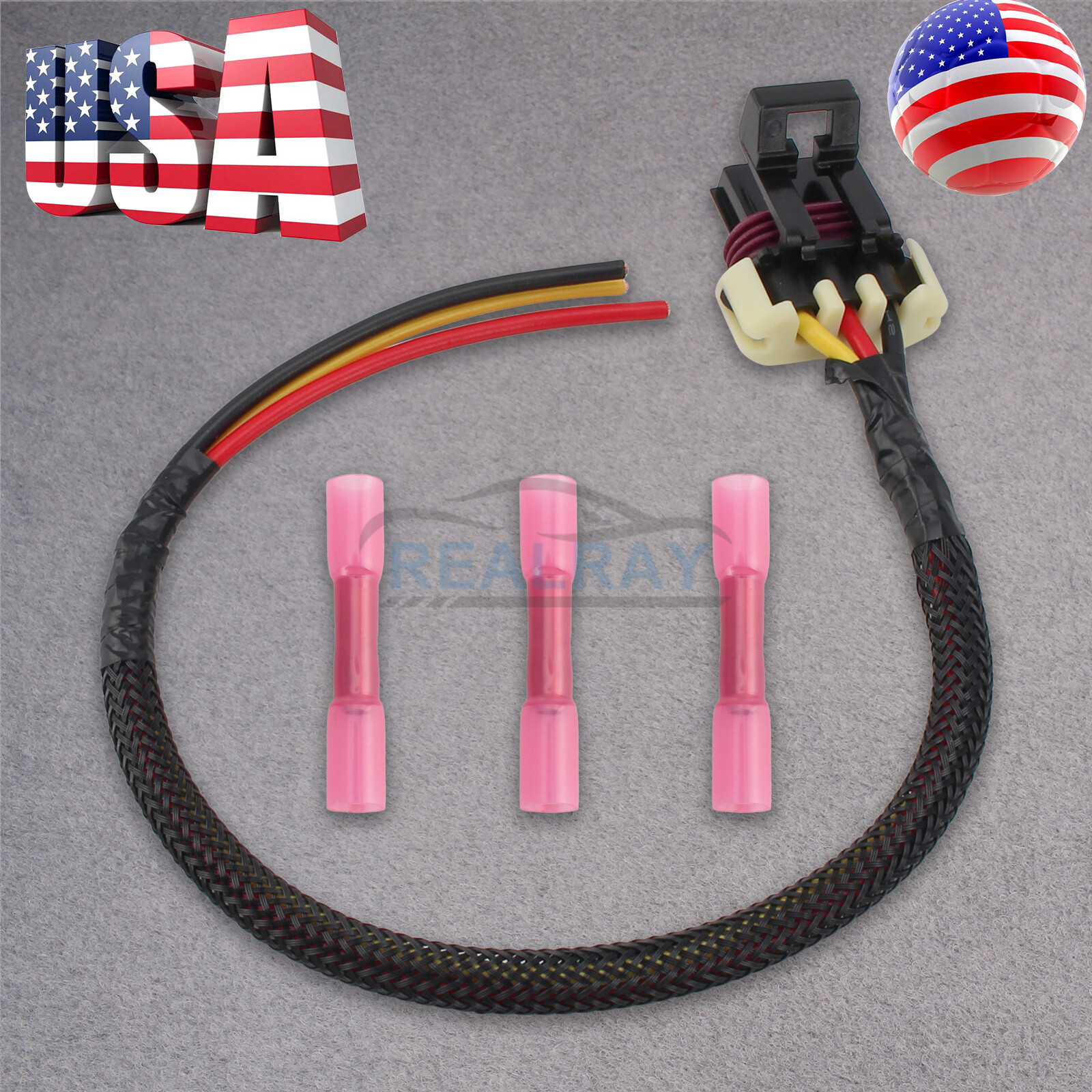 Low Coolant Sensor Connector Pigtail Harness Plug for Peterbilt Kenworth W094112