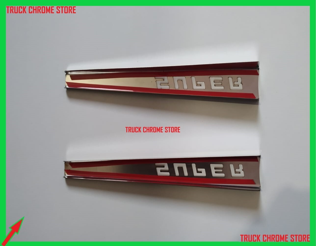 Scania NG SC S/R 2016 UP WIPER CHROME Polished Stainless Steel 2 Pieces.