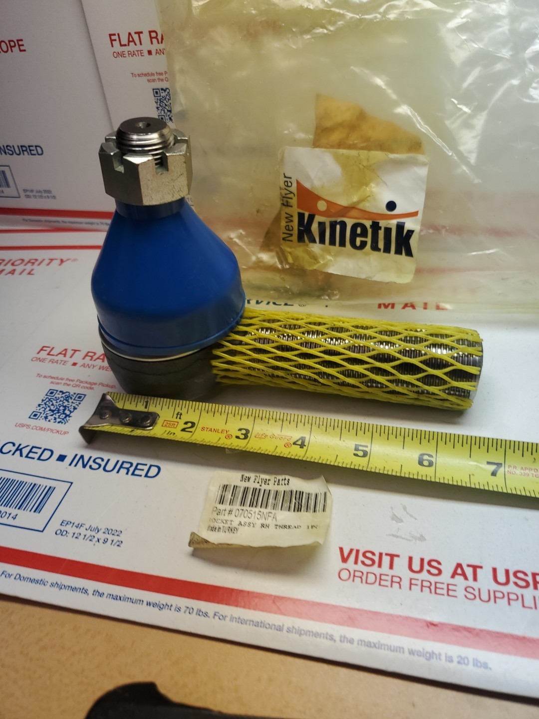 New Flyer (TRW) 070515 Tie Rod End Socket Asm, RH Thread. Ref 070515NFA NEW, G6