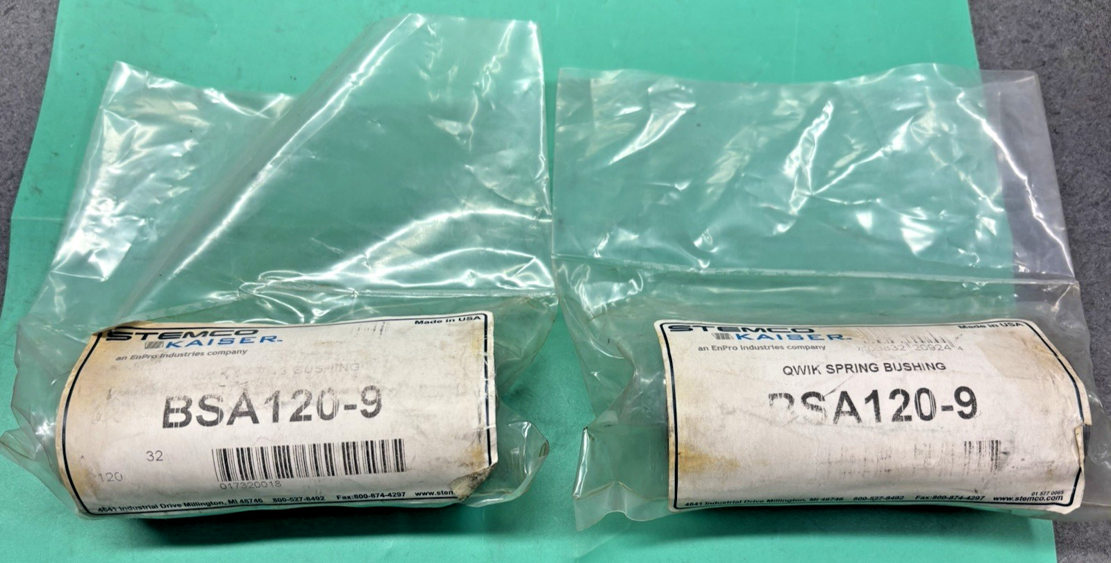 LOT OF 2🔷NOS STEMCO KAISER BSA120-9 QWIK SPRING BUSHINGS🔷FREE SHIPPING🔷