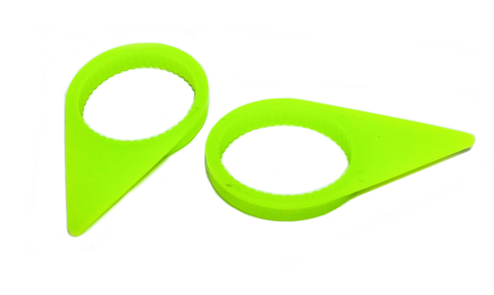 MVP 38mm Fluorescent Green Loose Wheel Nut Indicator – 50 per Pack