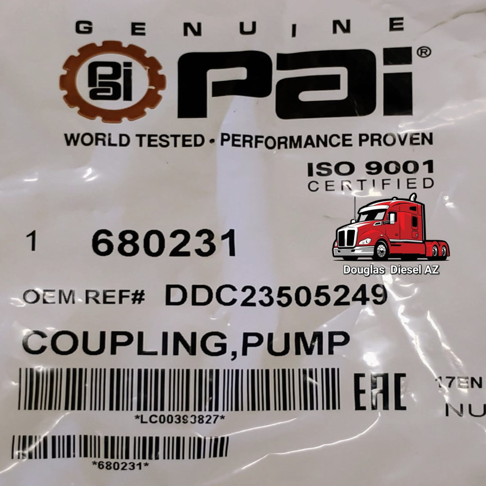 FUEL PUMP COUPLING SPIDER for Series 60 PAI# 680231 Ref# DETROIT DIESEL 23505249