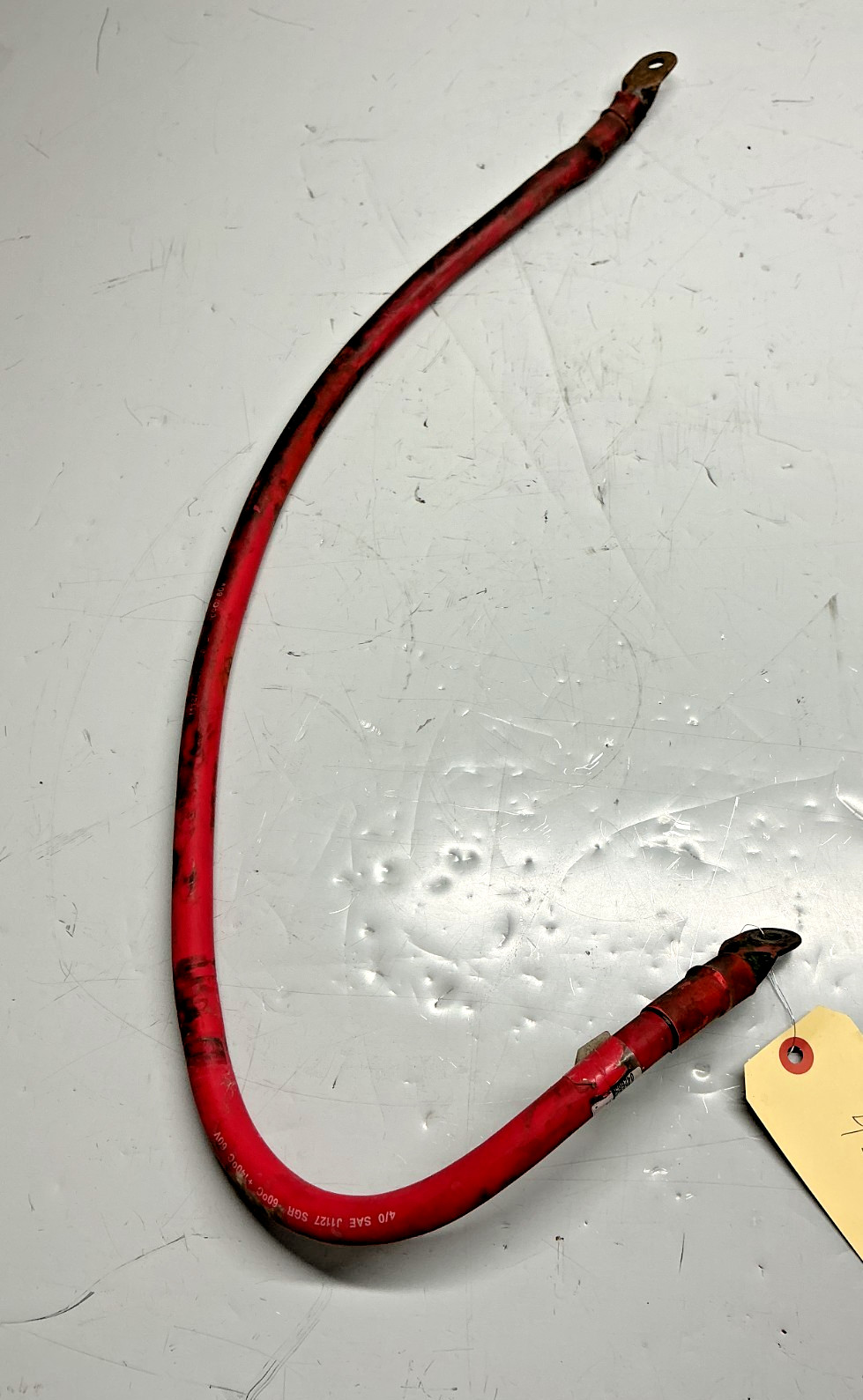 Volvo Truck Battery Power Cable OEM 21491920 Kalas Mfg Heavy Duty Red