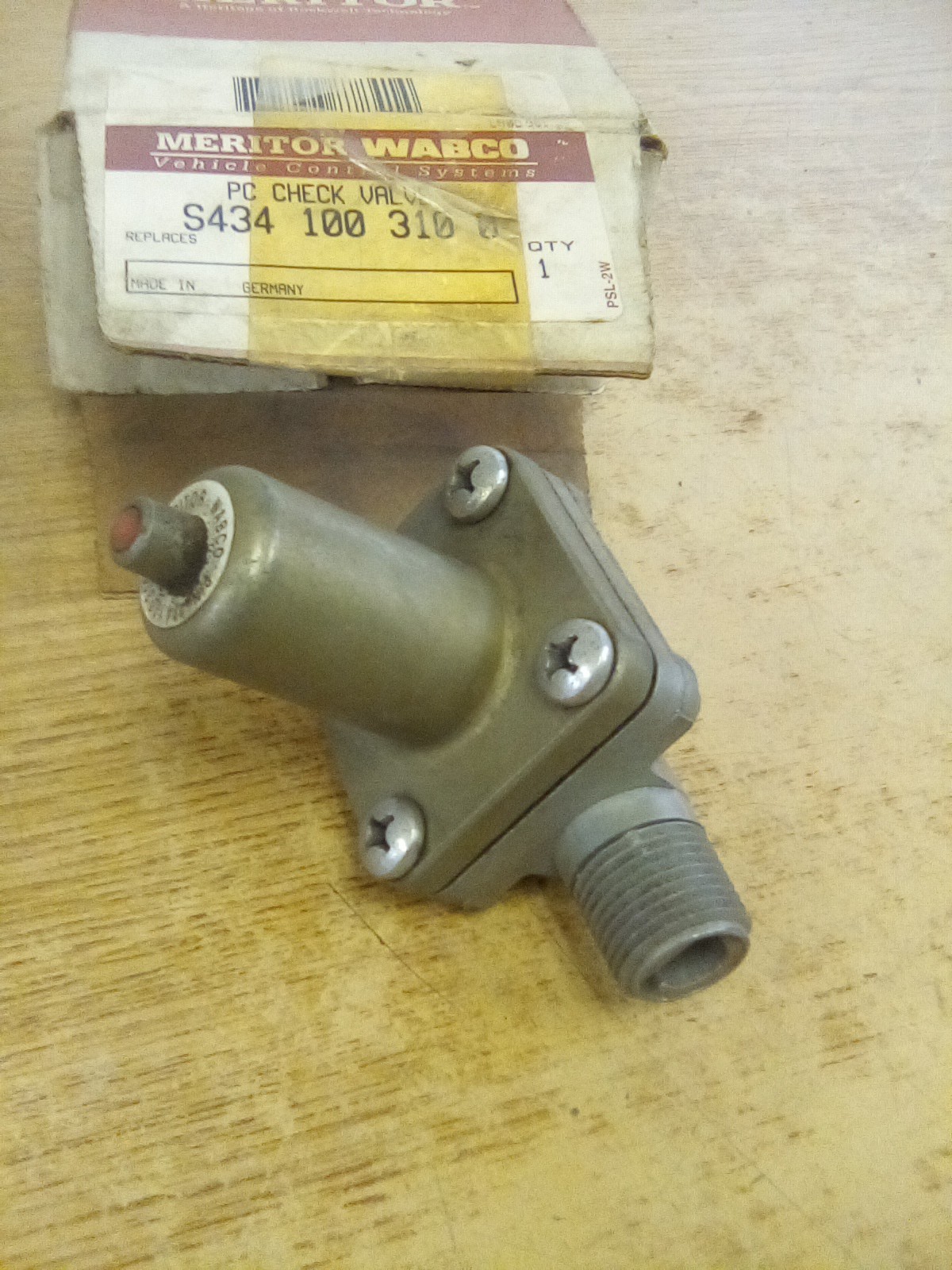 Meritor Wabco S434 100 310 0 PC Check Valve