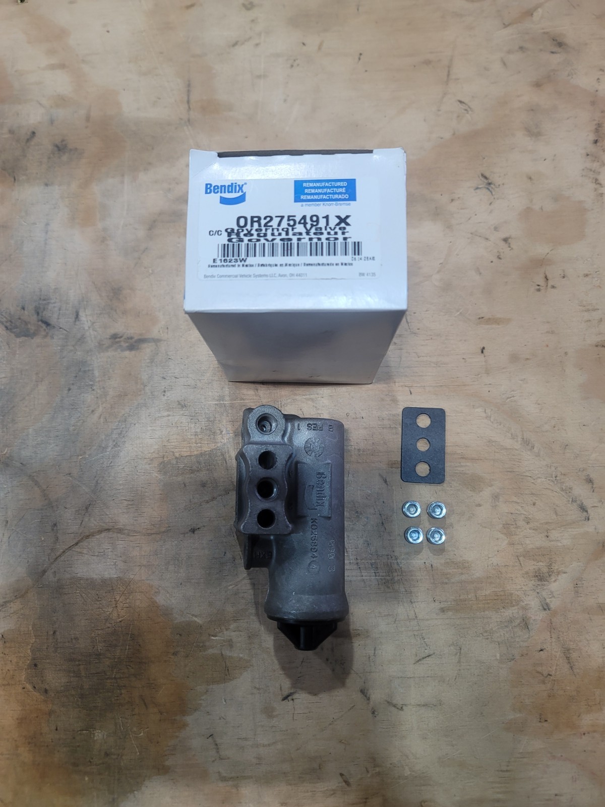 BENDIX D-2 CORELESS GOVERNOR VALVE – PN: OR275491X (REMANUFACTURED)