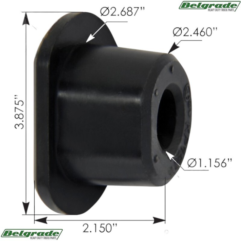 KP154 Fifth Wheel Bushing w/ Pivot Pin Holland XB10605 XE06356
