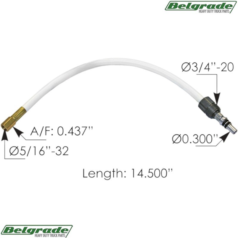 MHT7779KOE Genuine Tire Hose Kit Hendrickson/Turner – VS-33769-2 & VS-33767-2