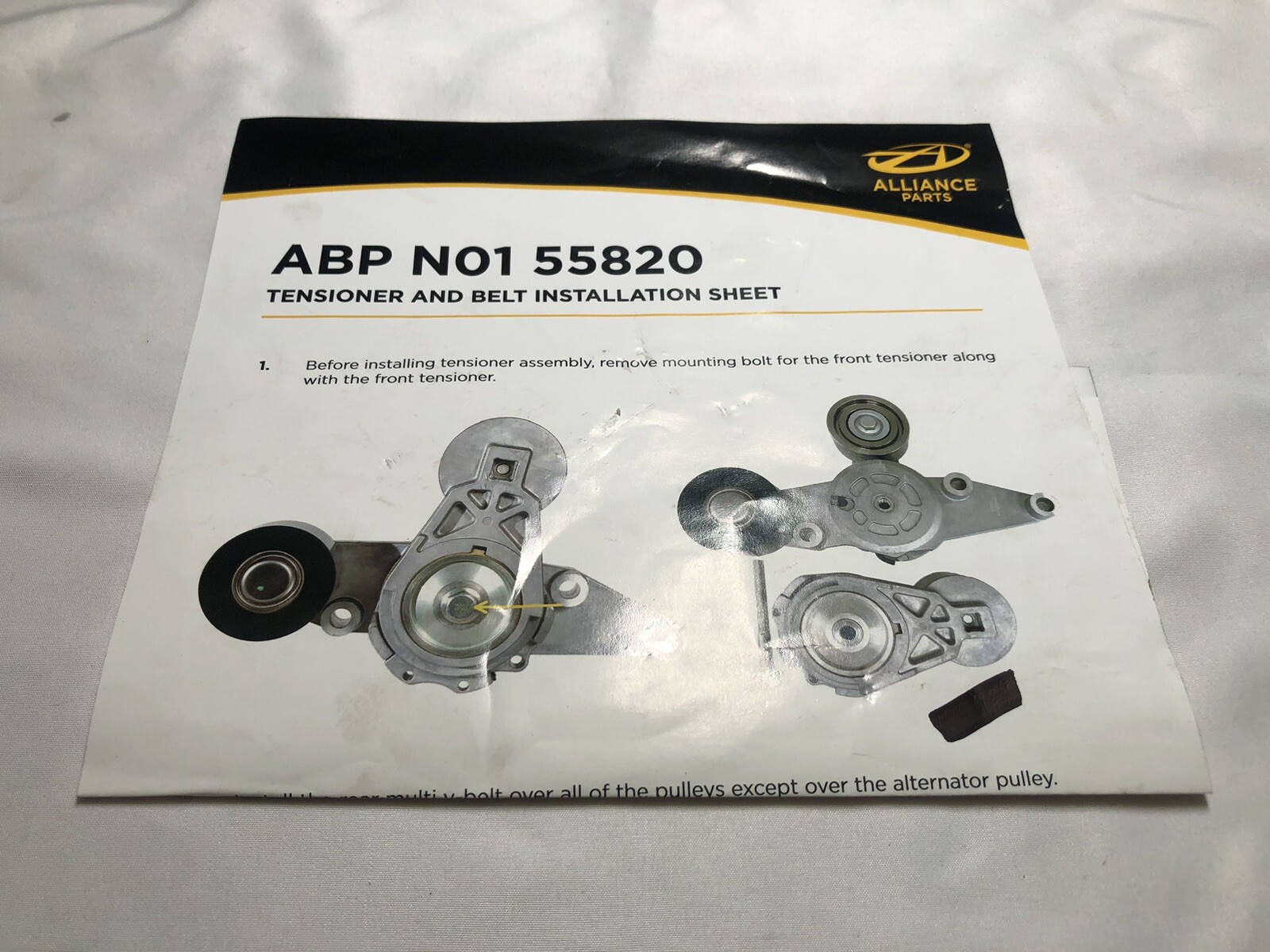 Alliance ABP N01 55820 Belt Tensioner Drive Accessory DD Freightliner Detroit OE