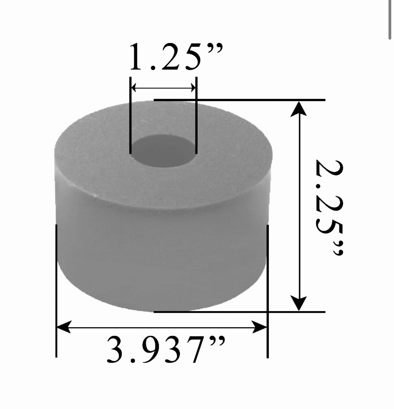 5TH WHEEL BUSHING RUBBER