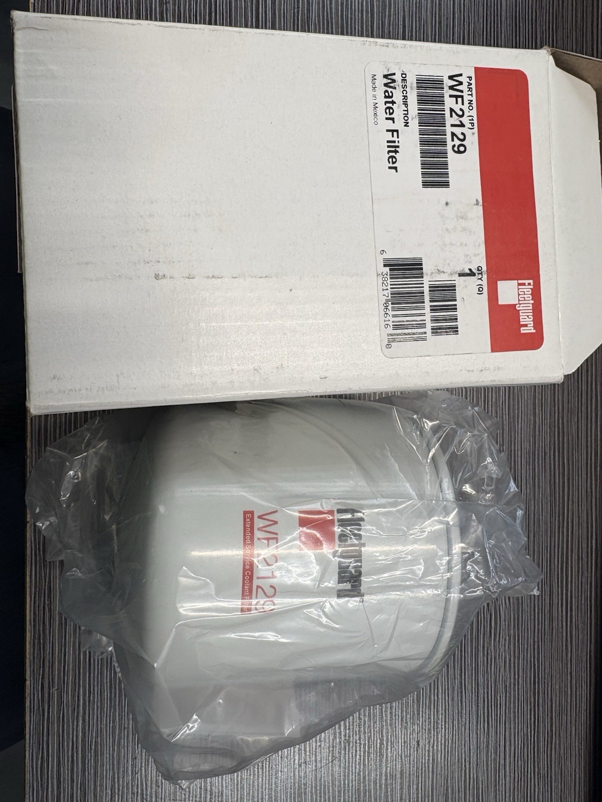 WF2129 FLEETGUARD oem – Coolant Water Filter Water (like b5145 89091 24091 )