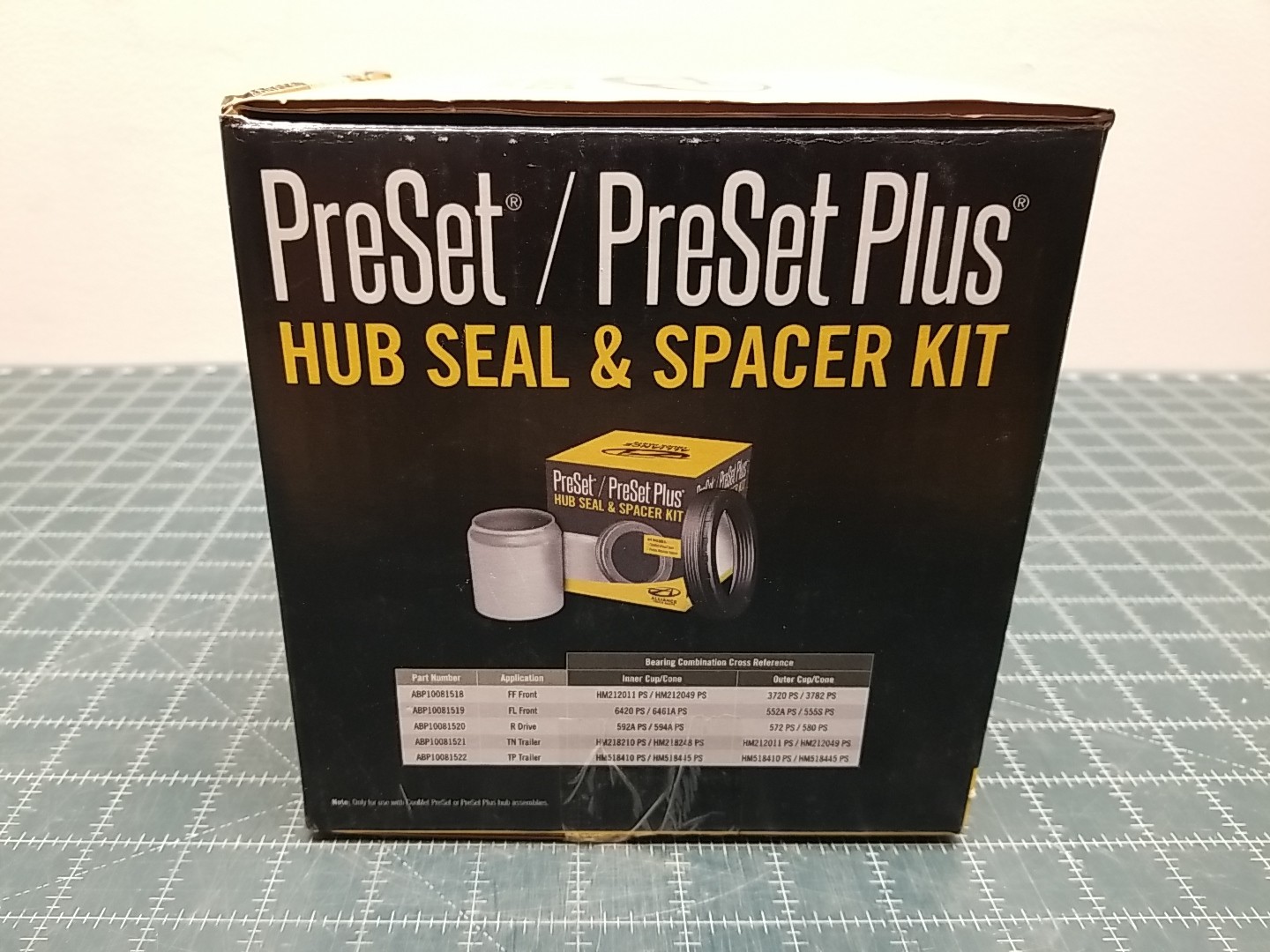 Alliance Truck Parts PreSet/PreSet Plus Hub Seal And Spacer Kit ABP 10081520