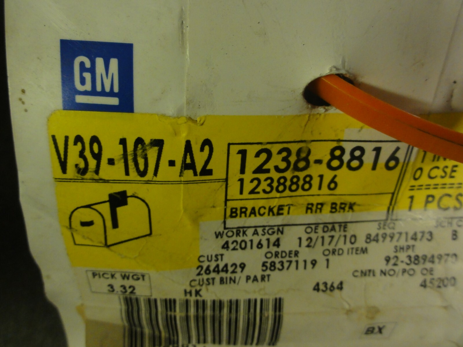 GM 1238-8816 Brake Bracket