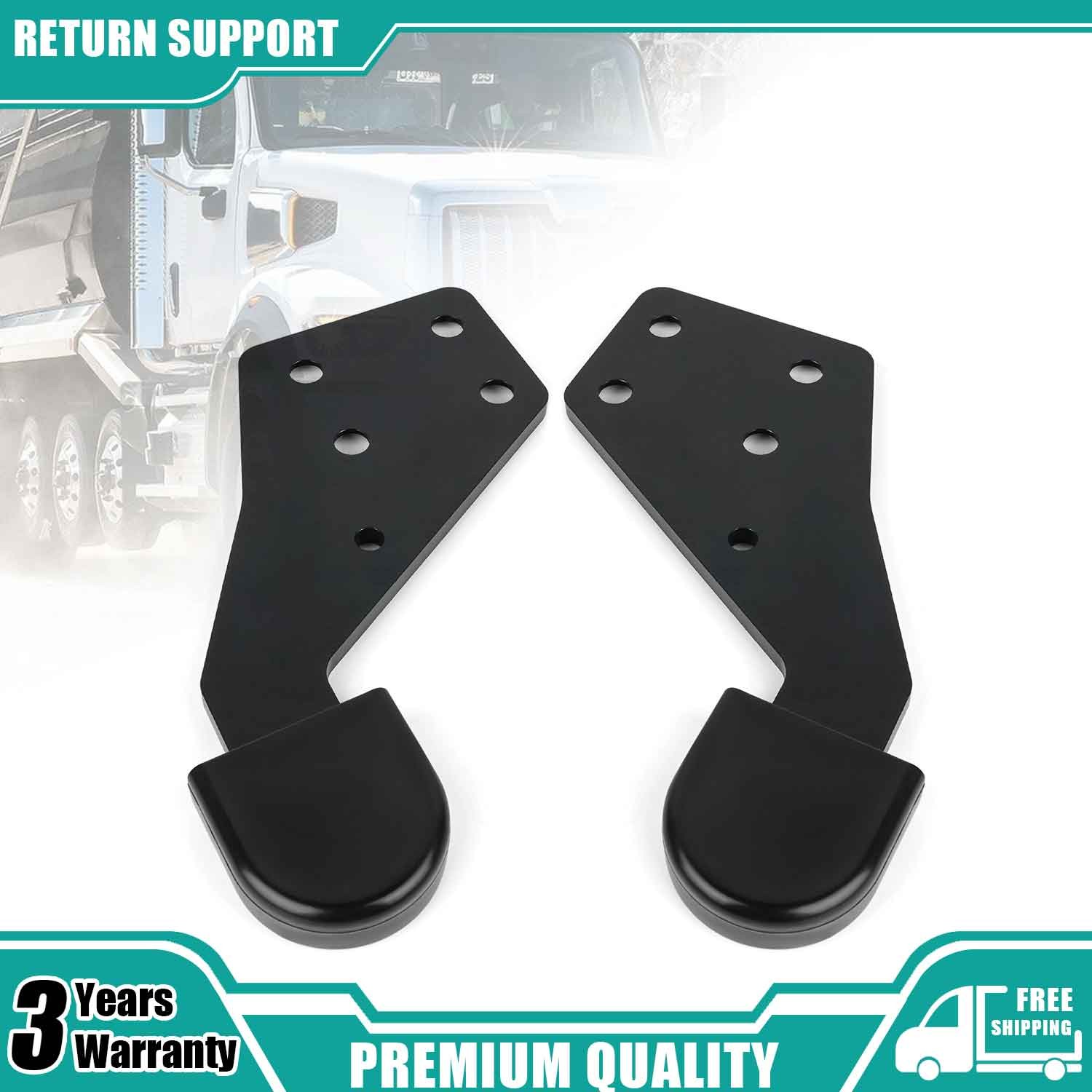 Left+Right HLK2733L HLK2733R Hood Guide Poly For Select International Trucks US