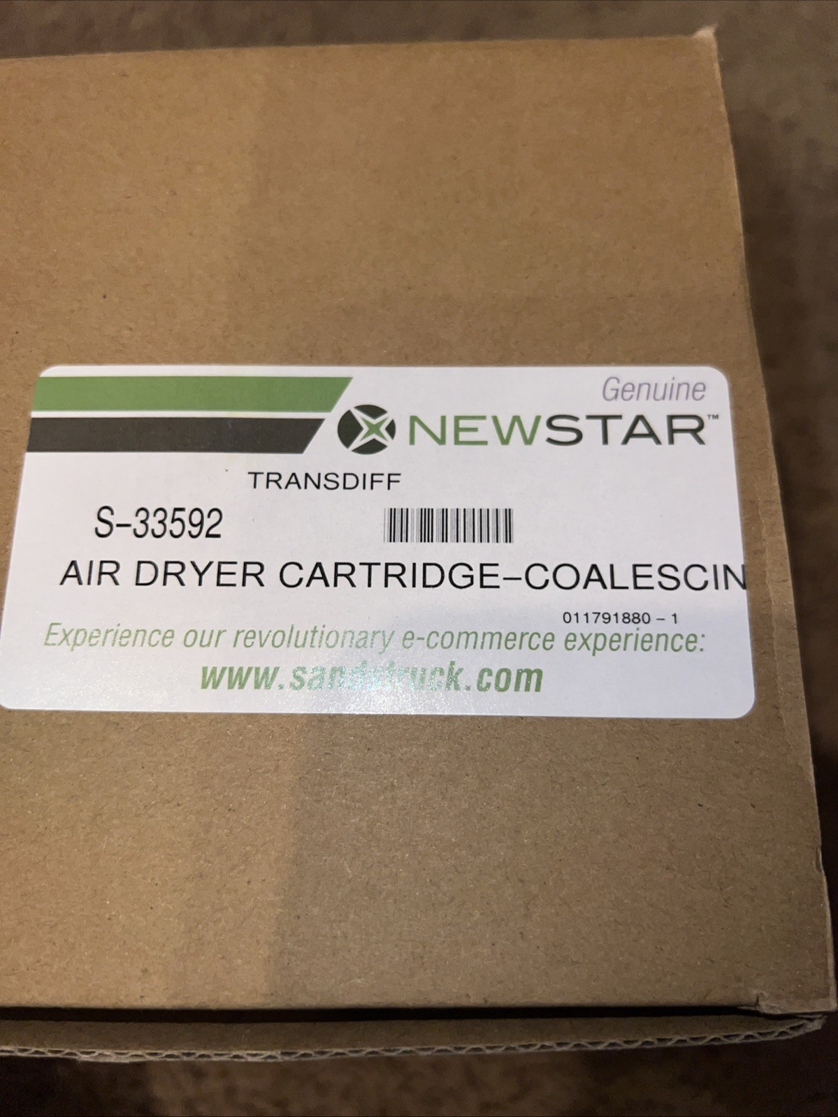 Newstar Transdiff S-33592 Air Dryer Cartridge – Coalescin