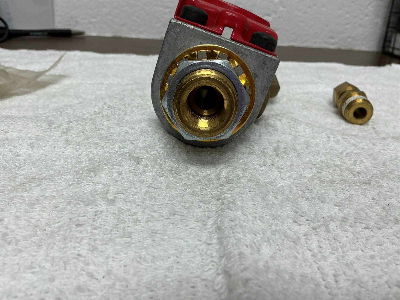 Tramec Sloan 441149 Bulkhead Lever Style Shut Off Gladhand, Aluminum, Emergency,