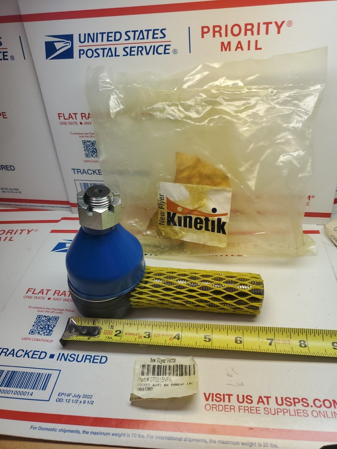 New Flyer (TRW) 070515 Tie Rod End Socket Asm, RH Thread. Ref 070515NFA NEW, G6