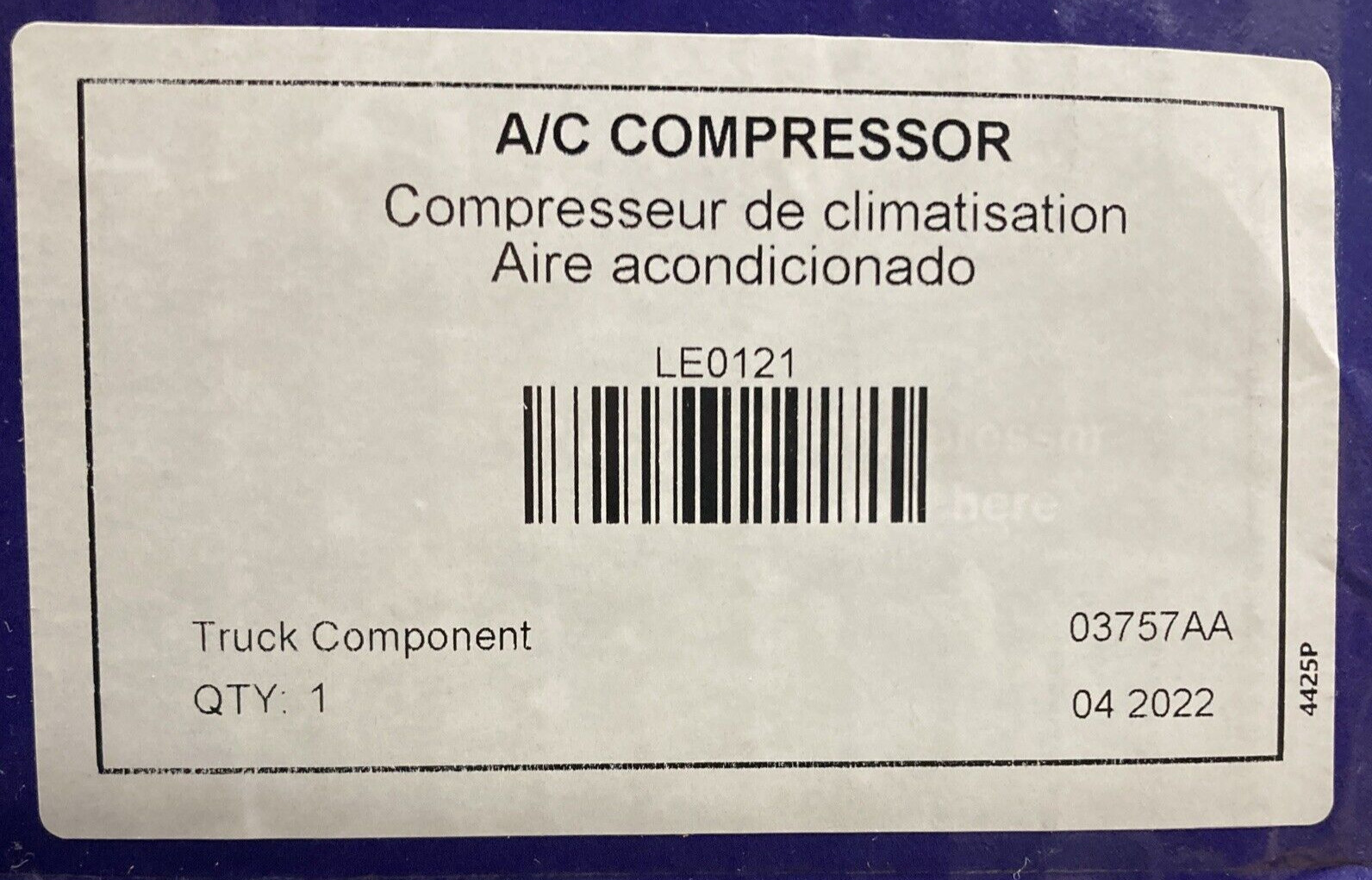 ~ NEW GENUINE TRP BRAND ~ KENWORTH PETERBILT R134a A/C COMPRESSOR- LE0121
