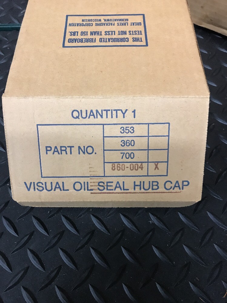 NEW USA MADE LEXAN VISUAL OIL SEAL HUBCAP STEMCO CR VISUAL BATH HUB CAP 6 Hole