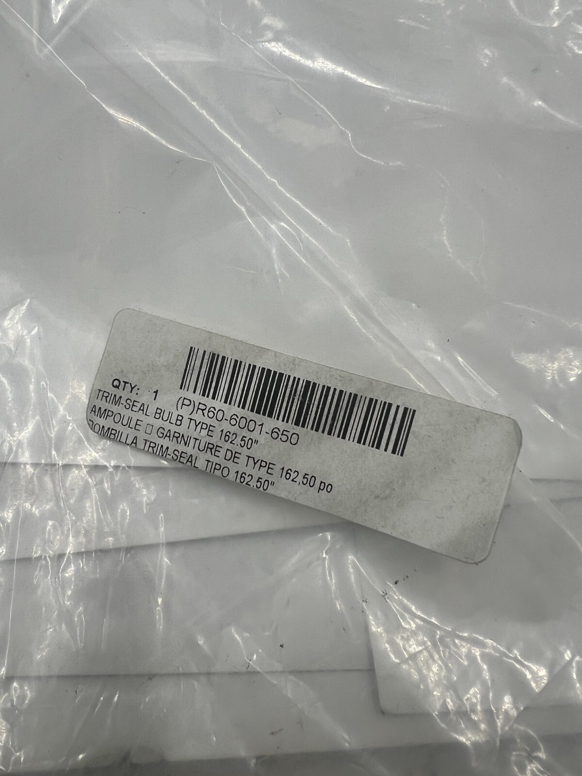 R60-6001-650 Door Rubber Weatherstrip Seal for 1986-2007 Peterbilt 359 377 379