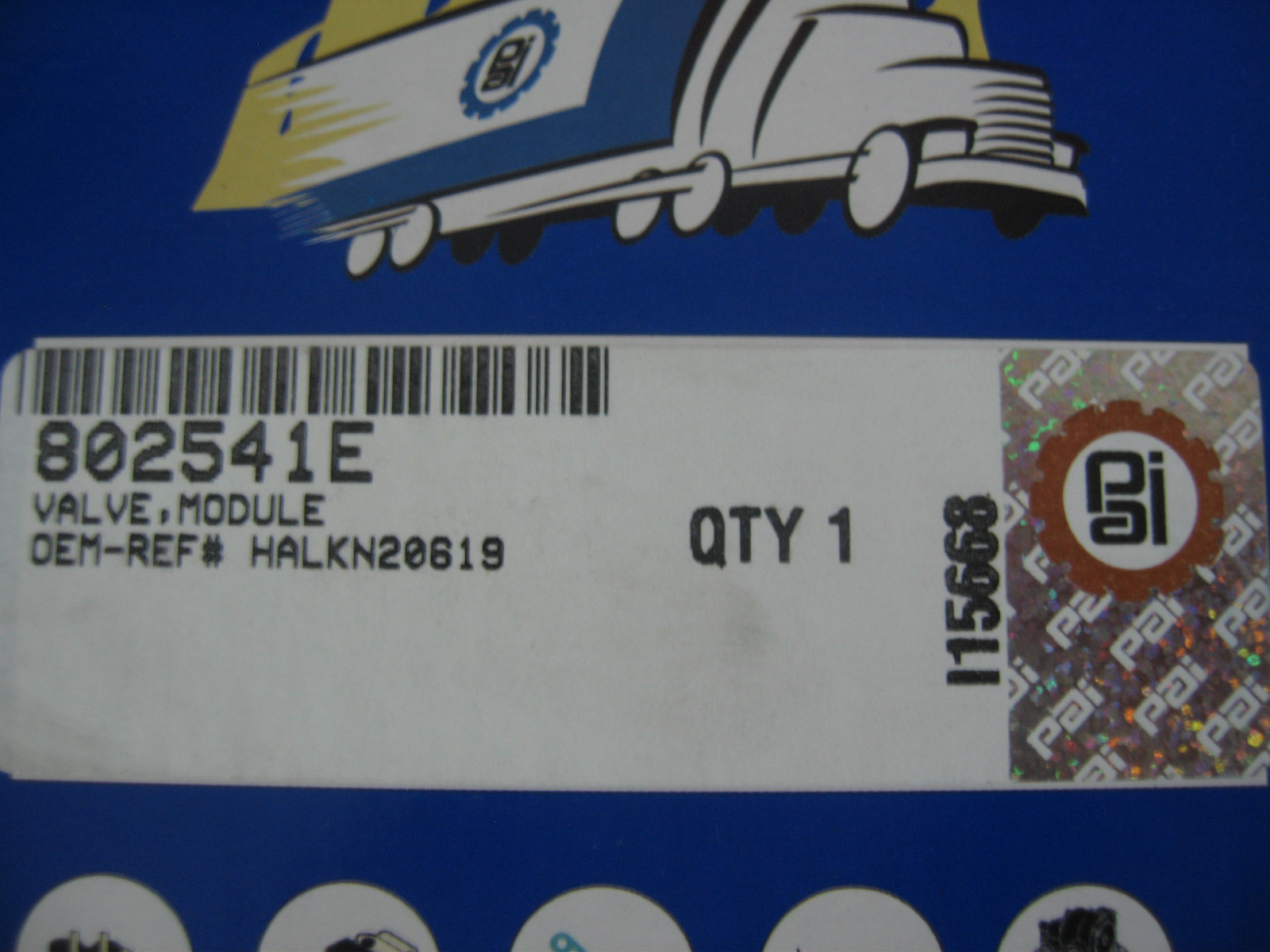 MV3 Module Dash Valve for a Volvo. Excel # 802541E Ref.# Haldex Midland KN20619