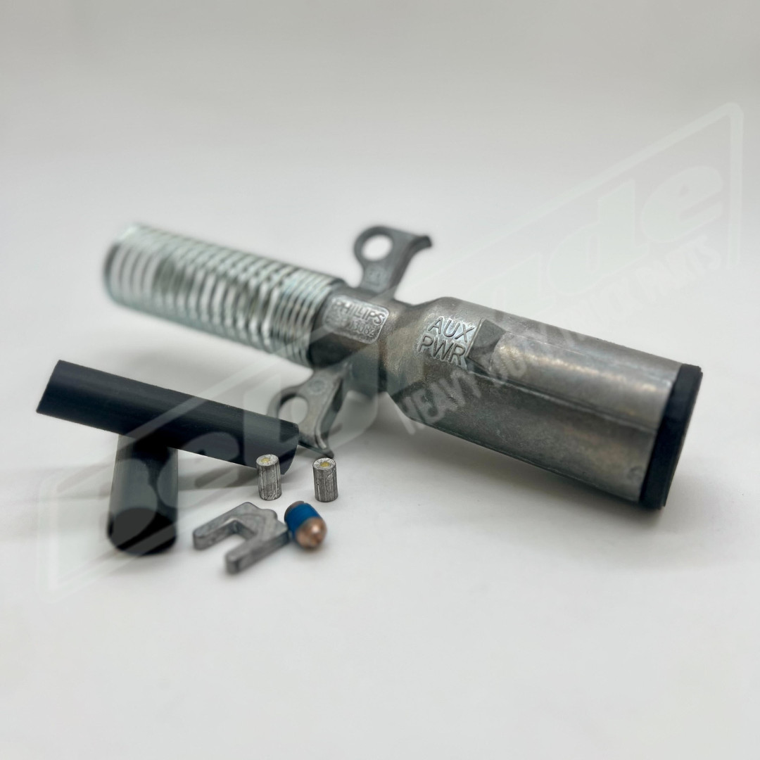 Phillips Ind. 15-336 Dual Pole Horizontal 4GA Zinc Die-Cast with Cable Guard