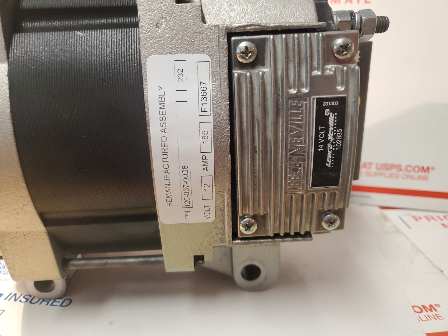 D&W 120-067-0008 D&W Remanufactured Leece Neville Prestolite Alternator 4900 ,T1