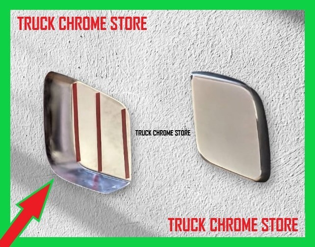 Mercedes ACTROS MP4 MIRROR COVER CHROME Stainless Steel 2 Pices.