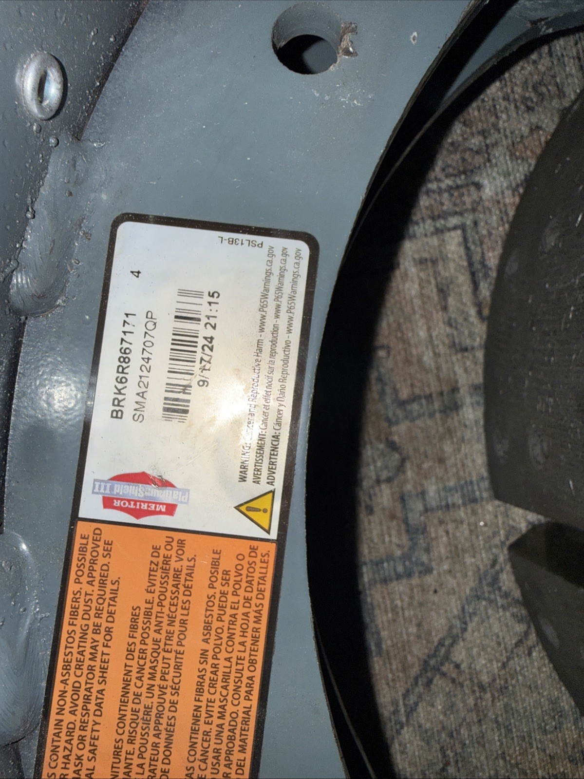 (QTY 2) Meritor 4707QP Brake Shoes SMA2124707QP BRK6R867171 16.5×7 Heavy Duty