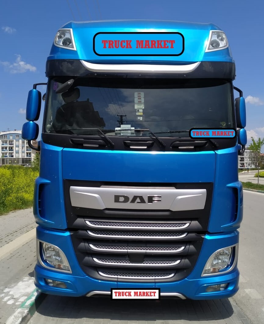 DAF XF 106 LETTER CHROME Stainless Steel 1 SET.