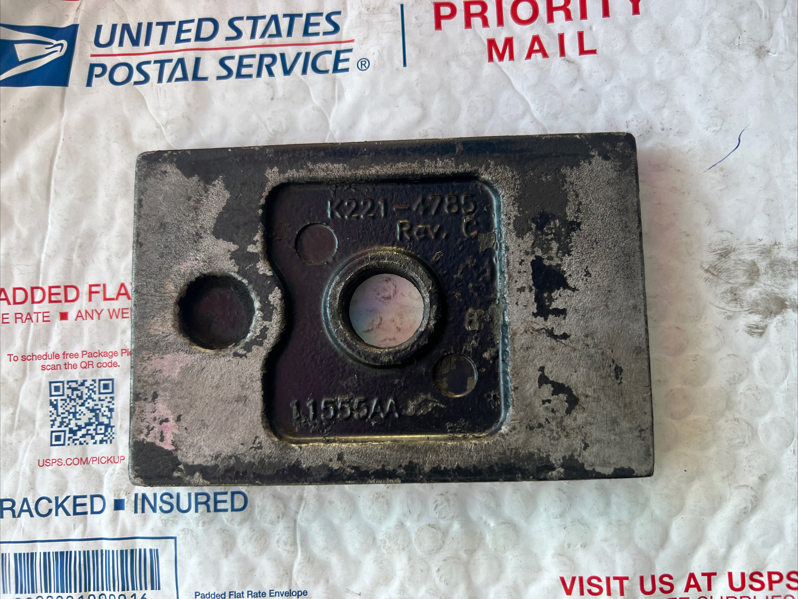 Kenworth ALUMINUM PAD-FRONT AXLE SPRING CAP SPACER K221-4785