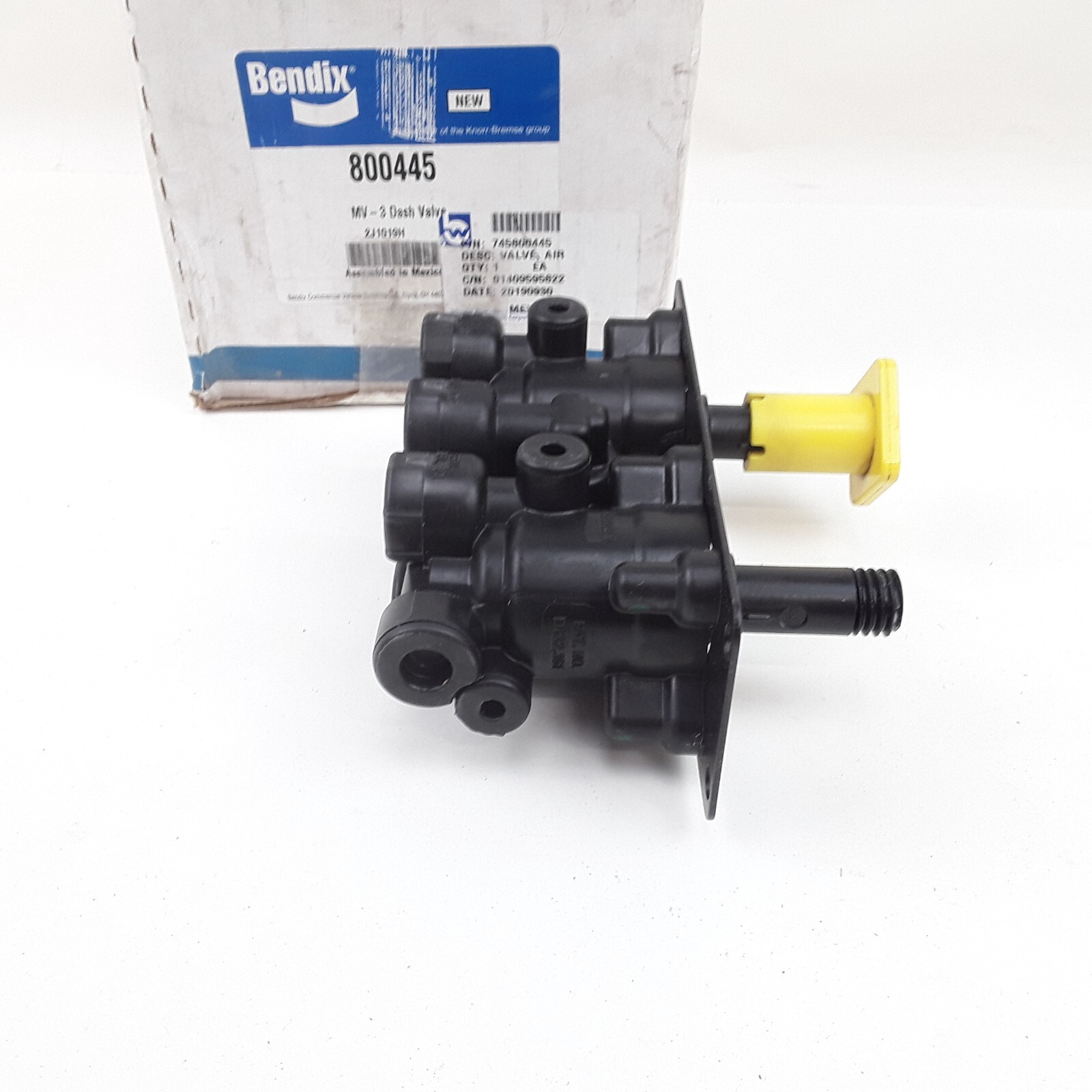 OEM Bendix 800445 Mv 3 Truck Air Brake Manifold Control Dash Valve 1/4-18 NPT