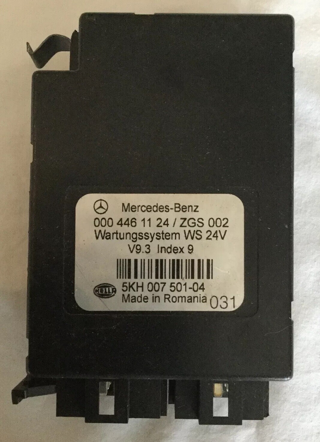 Mercedes Benz Electronic Control Module 0004461124 / ZGS 002 Uk Seller