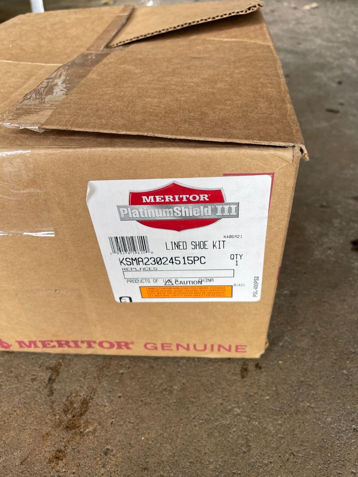 New KSMA23024515PC Meritor Brake Shoe 4515PC Heavy Duty Cast Iron Brake Shoes
