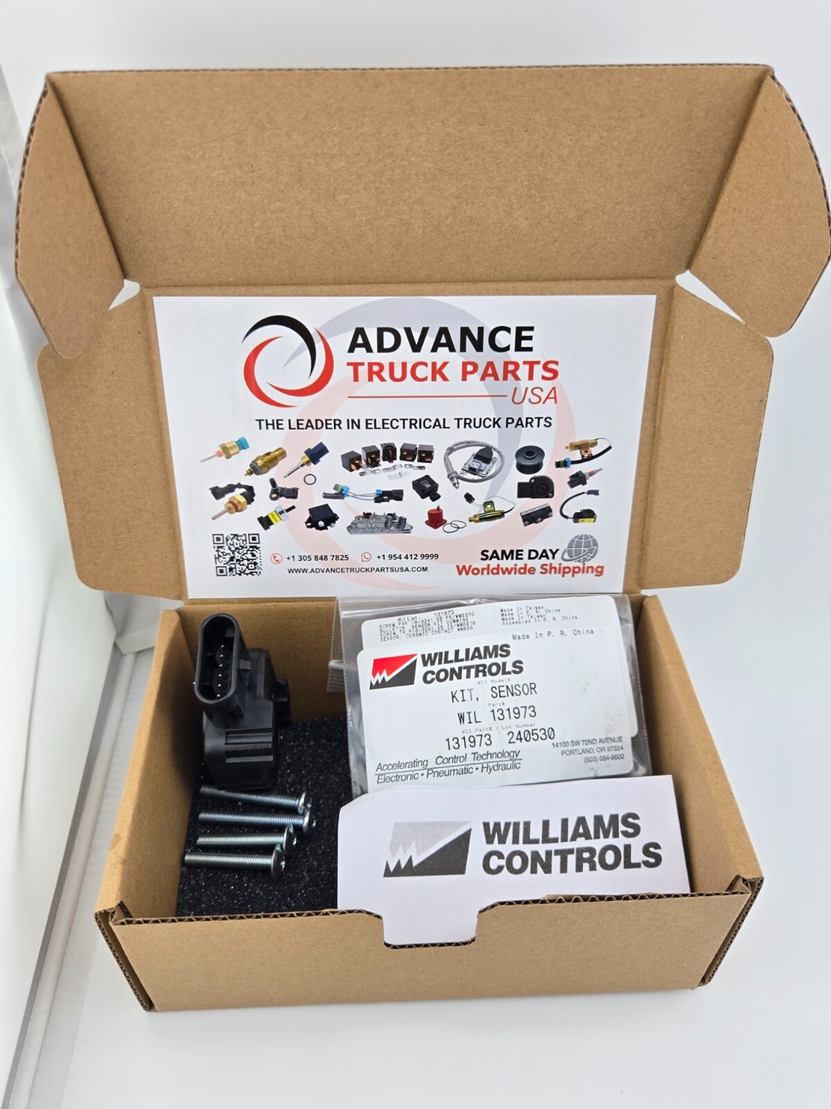 131973 – SENSOR KIT, NSN 2990-01-556-5319, GENUINE WILLIAMS CONTROLS
